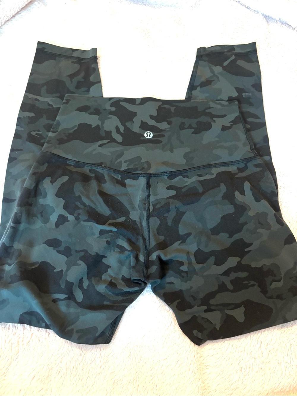 lululemon athletica Camo Leggings - Black/Green
